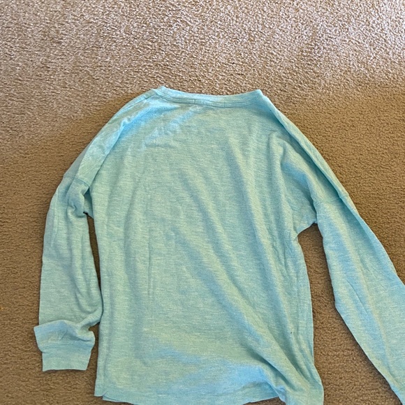 Teal sweatshirt tee - Picture 2 of 3